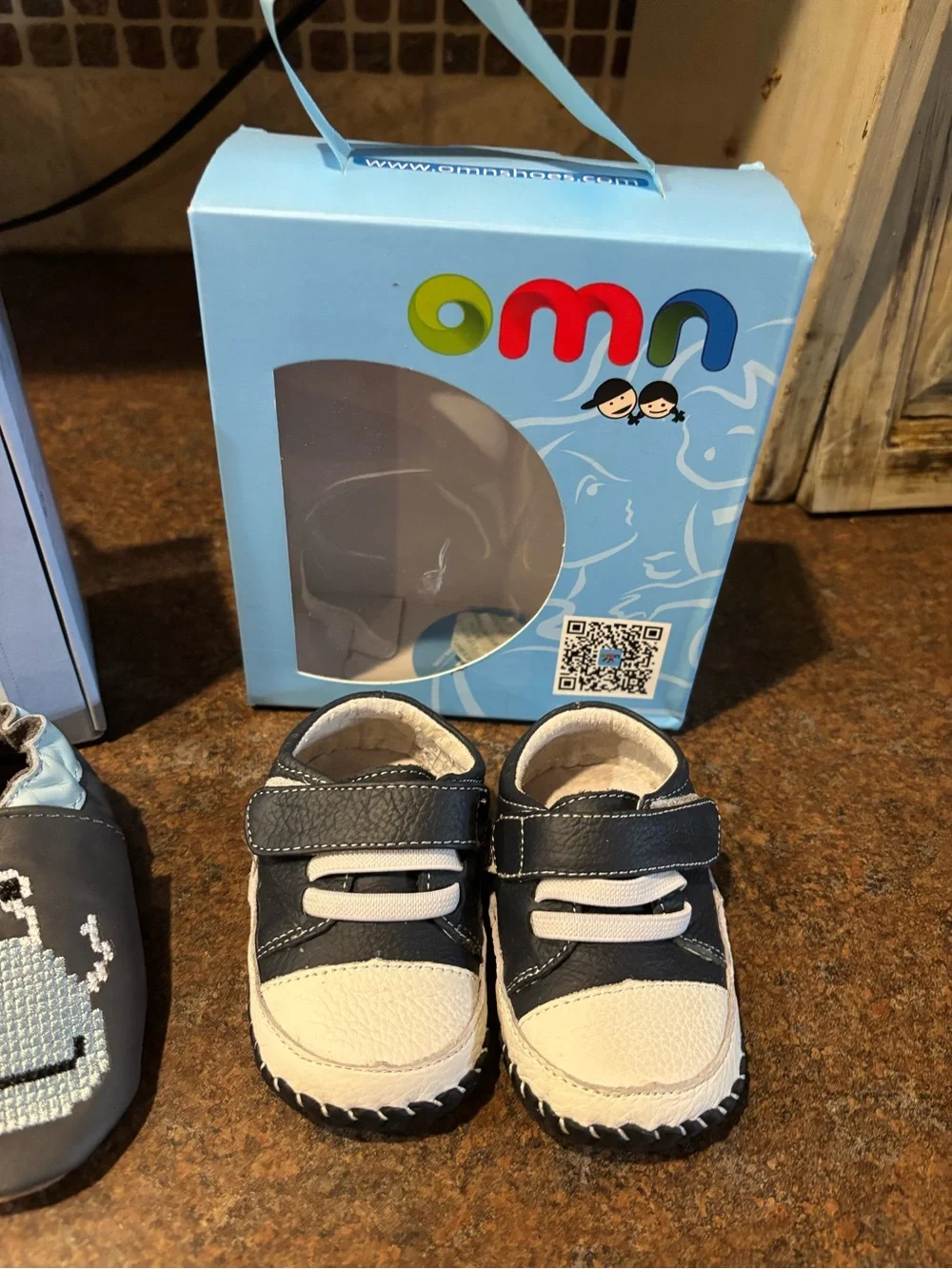 Unbranded Kids Navy & Light Blue Soft-Soled and Sneaker Shoes Set